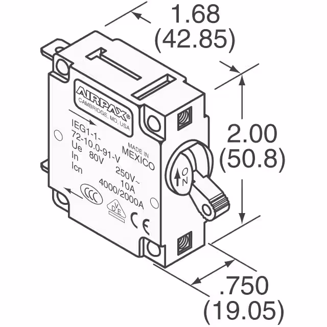 IEG1-35994-30-V Sensata-Airpax Leistungsschalter